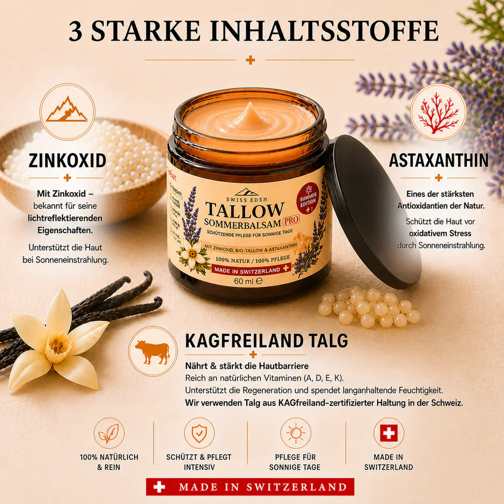 Neu – Bio Tallow Sommer Duo – Pflege für sonnige & insektenreiche Tage (2×60 ml)
